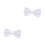 2St Wit Verstelbare Bow Tie Polyester Zijde Met Luxe 8