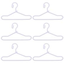 150St Metalen Kledinghanger Wit Stevig Voor Poppenkleding