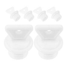 12Stk Ersatz Stopper Warmwasserflasche Weiß &