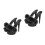 2Paren Zwarte Sandalen Met Trendy Decor 6