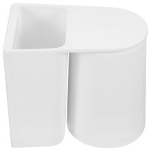 2St Magnetische Mondspoelbekers Met Tandenborstelhouder, Wit En Stevig