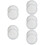 10St Koudgewalst Staal Auto Speaker Wit Subwoofer Beschermnet 10