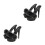 2Paren Zwarte Sandalen Met Trendy Decor 8