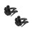 2Paren Zwarte Sandalen Met Trendy Decor 5
