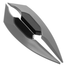 6St Universele Grijze Motorfiets Winglet Side Spoiler Van Kunststof