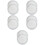 10St Koudgewalst Staal Auto Speaker Wit Subwoofer Beschermnet 7