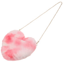 3Stk Pink Herz Geldbörse Crossbody Mit Metallkette