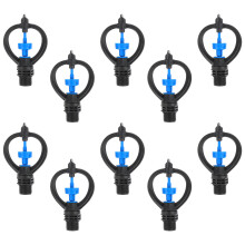 20Stk Robuste Kunststoff Sprinkler 360 Drehfunktion Für Garten Blau