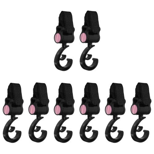 8St Compacte Roze Stroller Haak PP Luiertassen En Boodschappen 2