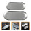 4Stk Teller Grau Oval Form Für Und Party 10
