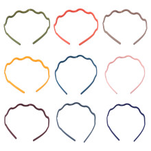 20Stk Plastik Haarreifen Wellig Damen Haar Accessoires