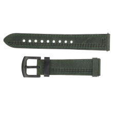 2Stk Stylisches Leder Watch Wristband Grün Ersatzband Für