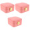 3Stk Lederschmuckbox Pink Mit Für Ringe 5