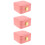 3Stk Lederschmuckbox Pink Mit Für Ringe 10