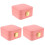 3Stk Lederschmuckbox Pink Mit Für Ringe 4
