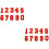 20St Polyester Nummer Patches Voor Reparatie En Versiering 6