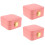 3Stk Lederschmuckbox Pink Mit Für Ringe 8