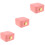 3Stk Lederschmuckbox Pink Mit Für Ringe 7