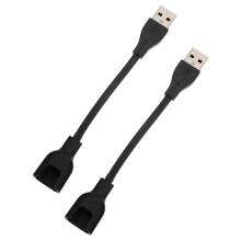 4Stk USB Ladegerät Für Smartwatch Schnelles Stabil Ladekabel Schwarz