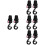 8St Compacte Roze Stroller Haak PP Luiertassen En Boodschappen 7