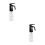 2Stk Mini Haarsprayflasche Kunststoff Transparent Feiner 9