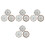 12Stk Wandpendants Blumenform Für 5