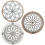 12Stk Wandpendants Blumenform Für 2