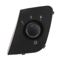 Car Rearview Mirror Control Adjust  Button 6J1959565 Replacement for  Ibiza ST 2008‑2016 Accessories