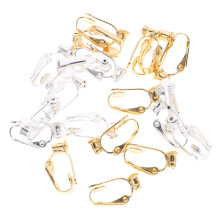 120Stk Kupfer Ohrclips Bunt, Komfortable Earclip Adapter Für Schmuck