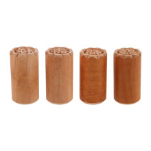 16Stk Präzise Holz Mondkuchen Stempel Für Kuchen, Und Gebäck