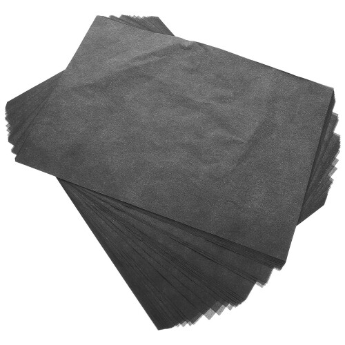 200Sheets One-Side Black Transfer Paper for Precise Drawing and Design 2