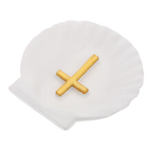 2Stk Resin Schmuckschale Muschel Beige Vielseitig Für Bad Und