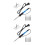 2Sets Adjustable Temp Blue Soldering Iron Kit Durable Aluminum Alloy 7