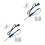 2Sets Adjustable Temp Blue Soldering Iron Kit Durable Aluminum Alloy 6