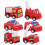 12Stk Robuste Mini Pull-Back Autos Für Kinder Fahrzeugmodelle 1