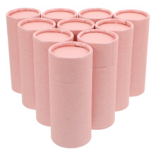 50Stk Runde Kartonverpackung Rosa Vielseitig Für Pflege Und Geschenk