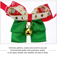 6Stk Weihnachts-Haustier-Set Mit Rotem Fleece-Halsband Und Mütze