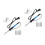 2Sets Adjustable Temp Blue Soldering Iron Kit Durable Aluminum Alloy 8