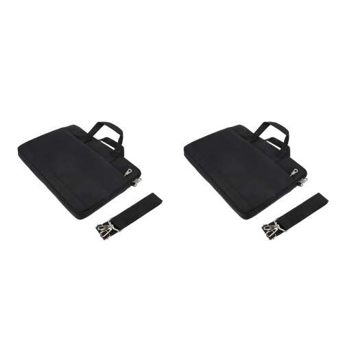 2Stk Laptop Organizer Schwarz Business 2
