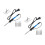 2Sets Adjustable Temp Blue Soldering Iron Kit Durable Aluminum Alloy 5