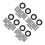 96Stk -Dichtungsringe Mit Robustem Metallfilter 10