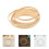 12Ud Aros Para Bordar De Bambú, Marco Redondo Beige Ideal Para 10