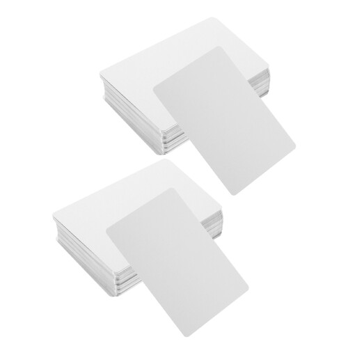 400Ud Tarjetas De Sublimación En Plata Resistente DIY 2