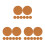 12Ud Protectores De Marrones De Para Macetas Y Bebidas 9