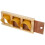 2Ud Puerta Pájaros Para Jaula Madera ABS Color Marrón 1