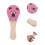 6Ud De De Madera Rosas Para Niños Pequeños 10
