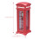 2Ud Estatua Mini Cabina De Madera Roja 9