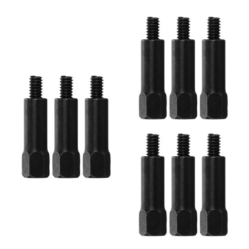 9Pièces Kit Vis Cache-Culbuteur En Fer Noir Qualité Durable 2