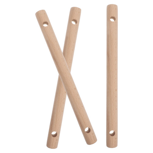 12Ud Varillas De Madera Beige Pre-Perforadas Para Y Bricolaje 2