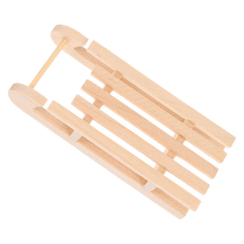3Pz Mini Legno Per Decorazioni Feste E Bambola 1